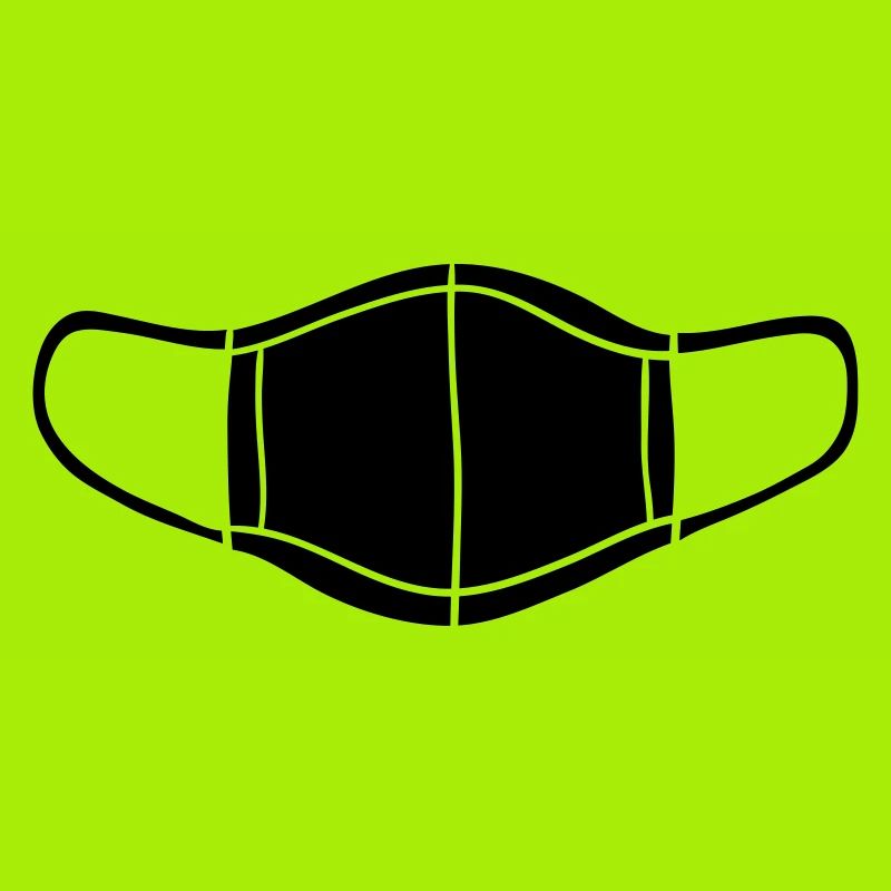Mask mouthguard disposable mask icon