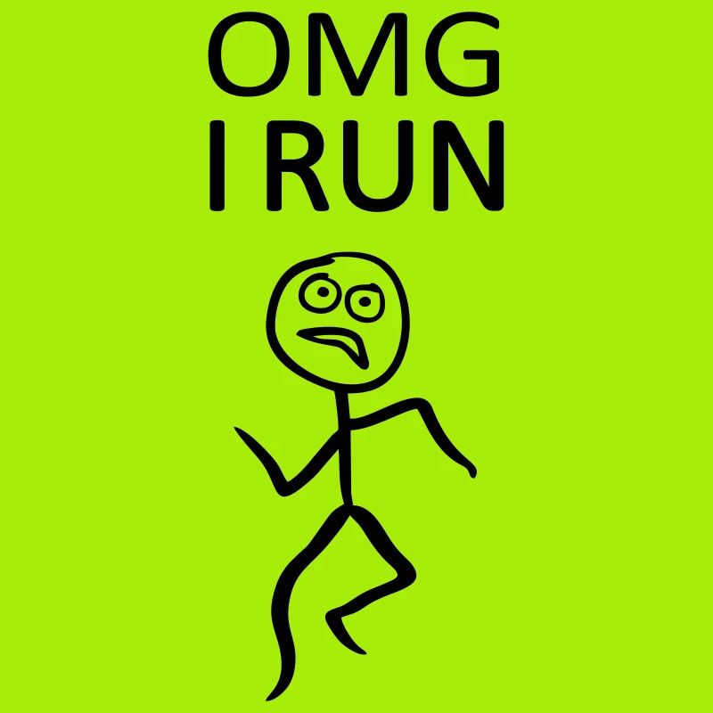 Omg, je cours - cours, coureur