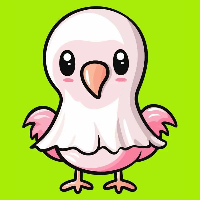 Flamingo Halloween Geist