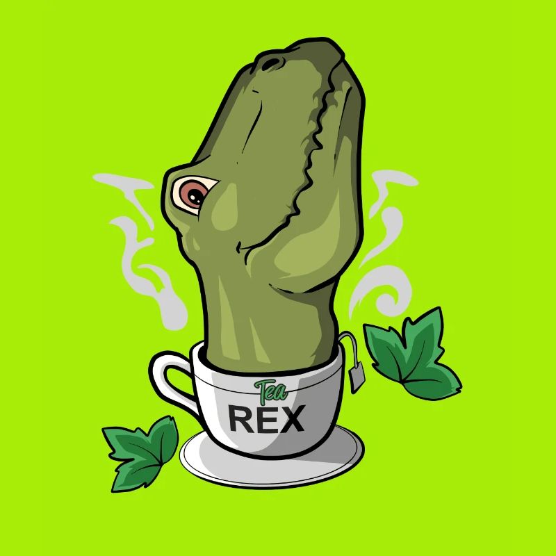 Tea-Rex Tea Time Teetrinker Dinosaurier
