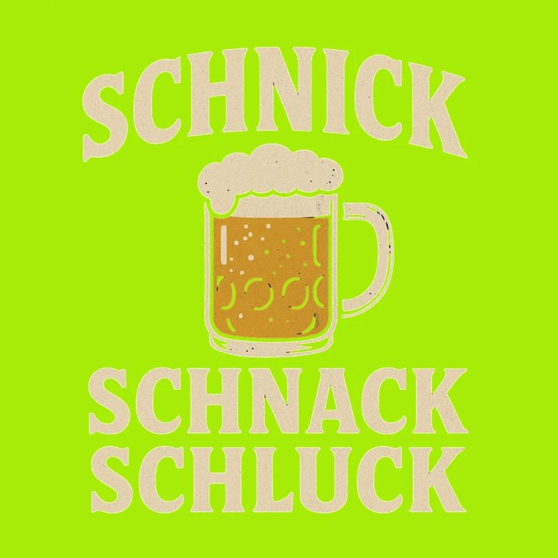 Schnick Schnack Schips lustiger Bier Spruch