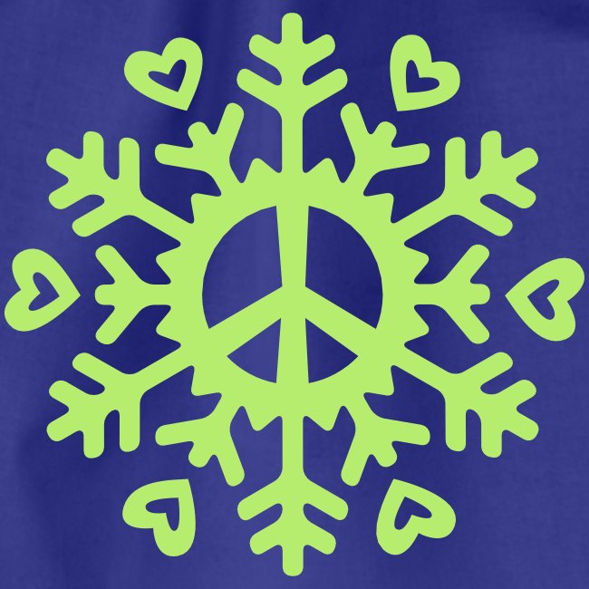 Peace & Love Snowflake