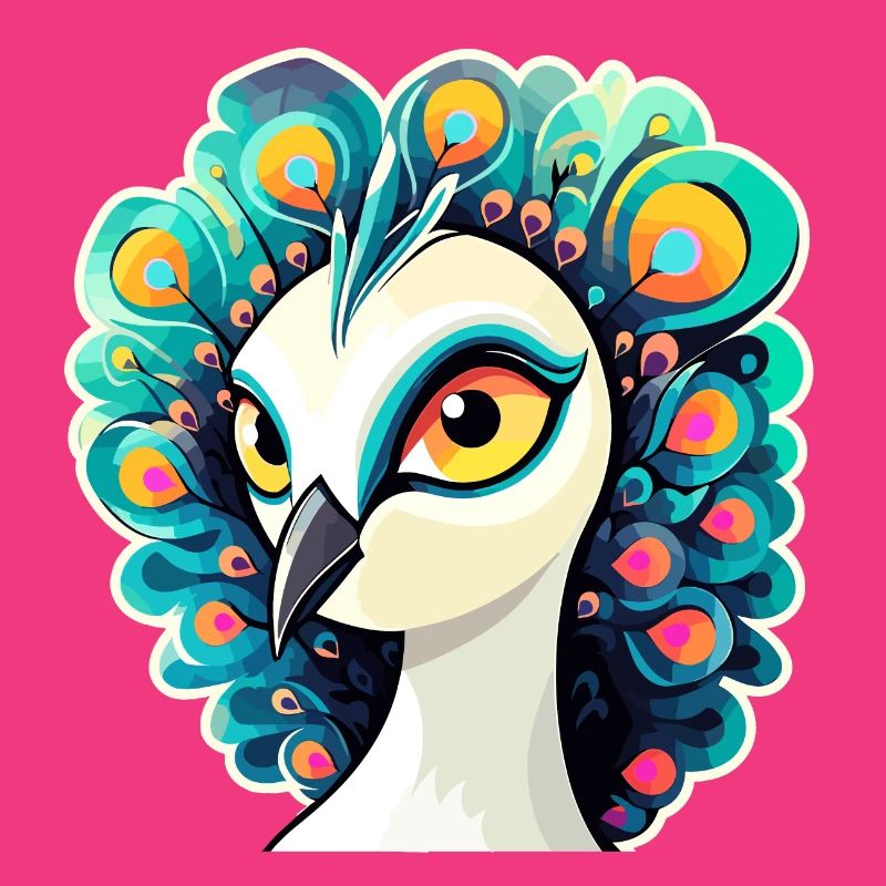 Peacock Bird Drawing