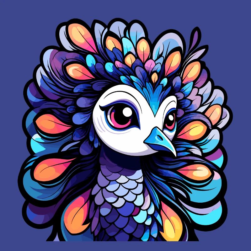 Peacock Bird Drawing