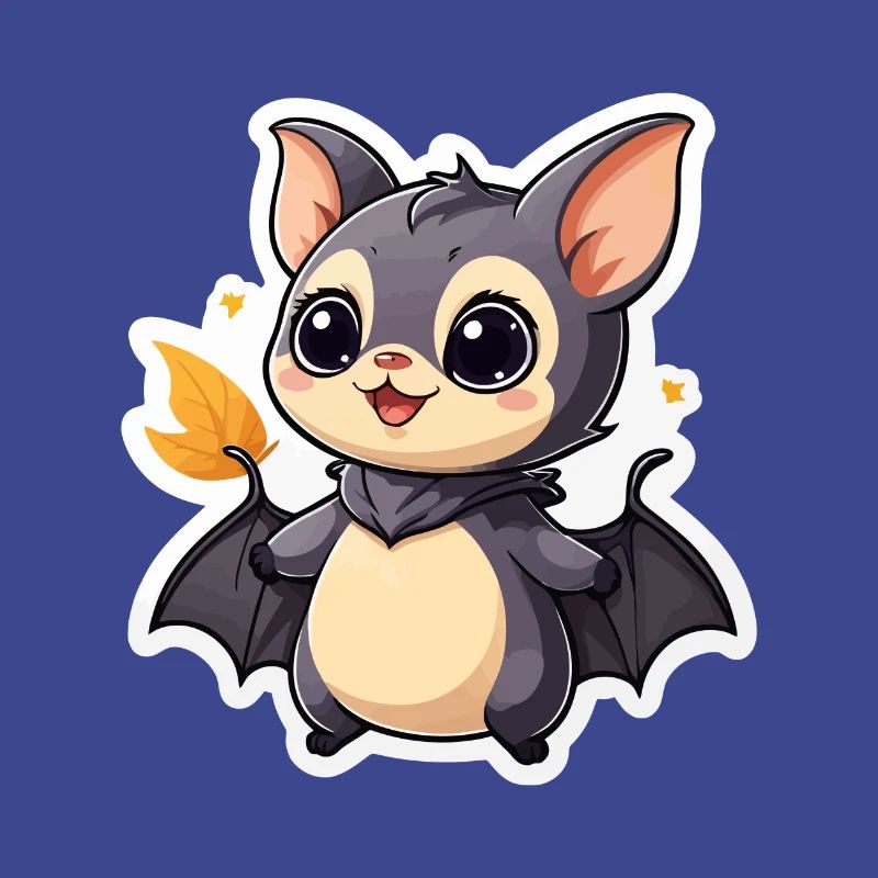 Bat Cute Illustration