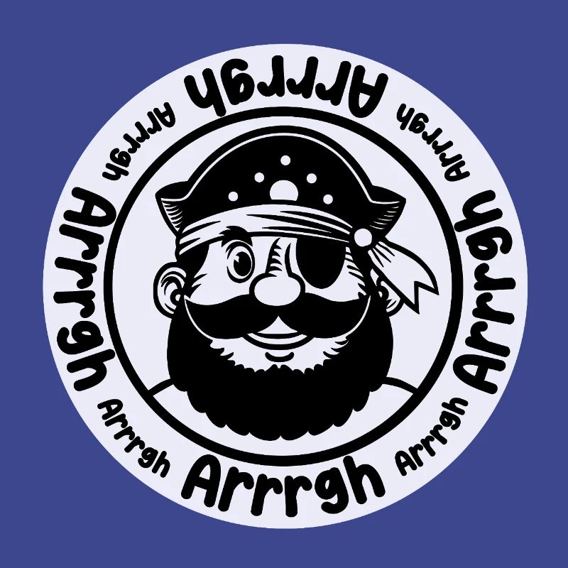 Drôle de pirate avec cache-œil