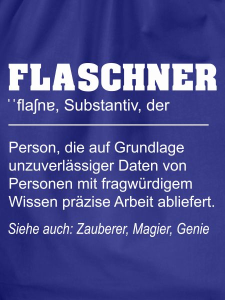 Flaschner lustige Definition
