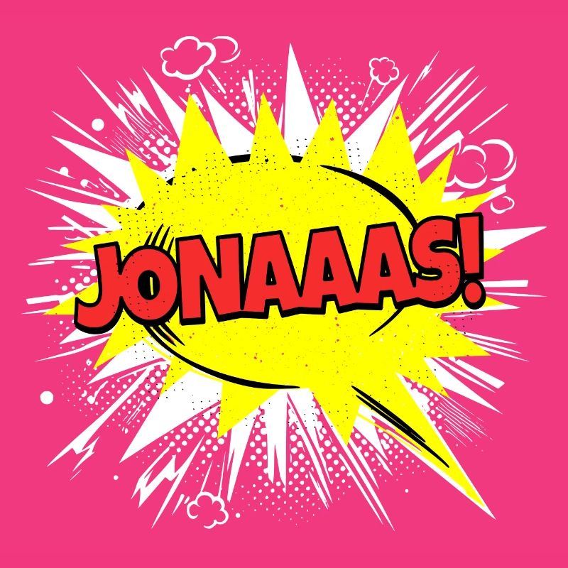 Jonah's Name Funny Speech Bubble Jonaaas!