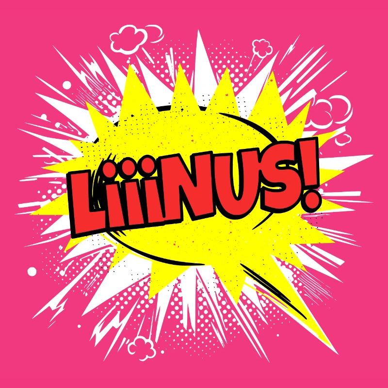Linus Name Funny Speech Bubble Liiinus!