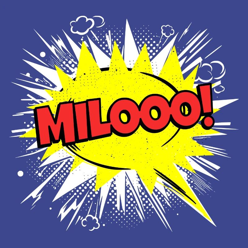 Milo Name Funny Speech Bubble Milooo!