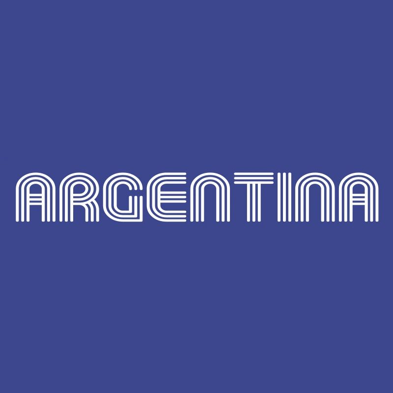 argentina 70er Schrift Lounge