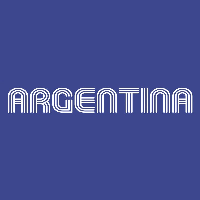 argentina 70er Schrift Lounge