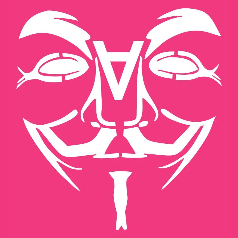 Anonymous Design Face with A