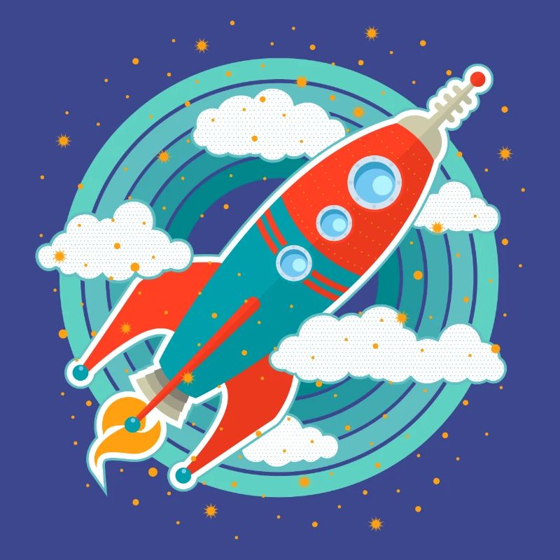 Retro Rocket (circles)