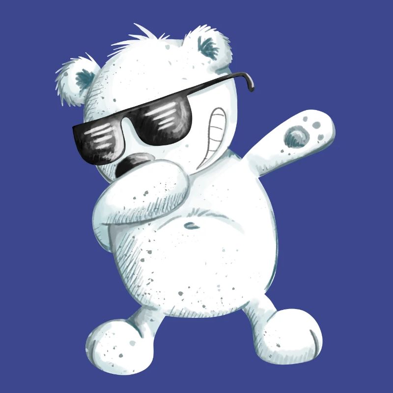 Dabbender Eisbär I Dab Dance Tiere I Dabbing Bär