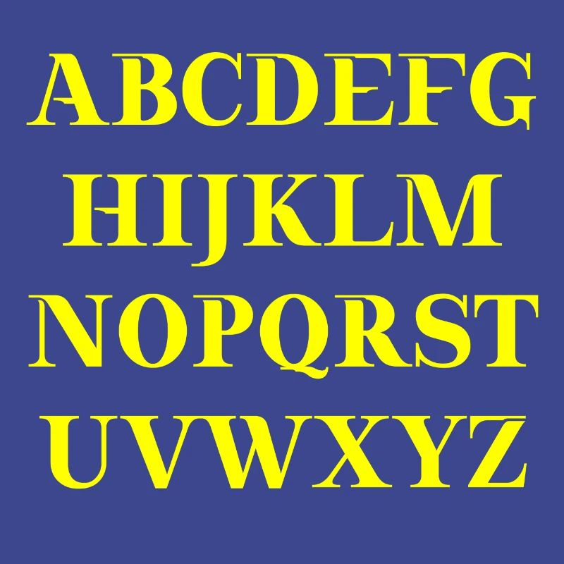 ABC Alphabet Geschenkidee