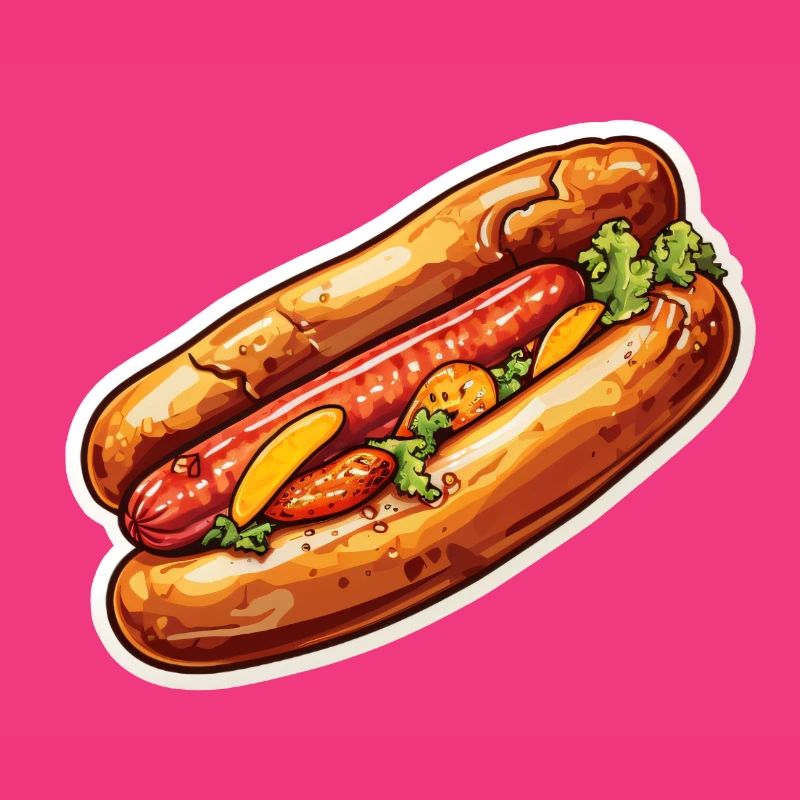 Bratwurst en chignon