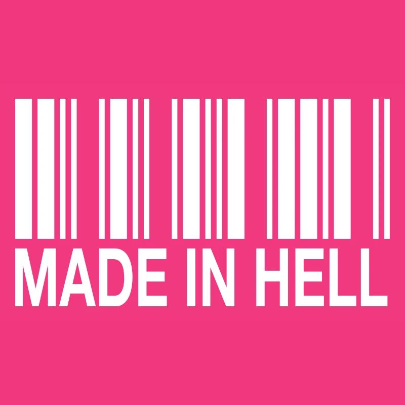 Made in Hell Strichcode Barcode hölle