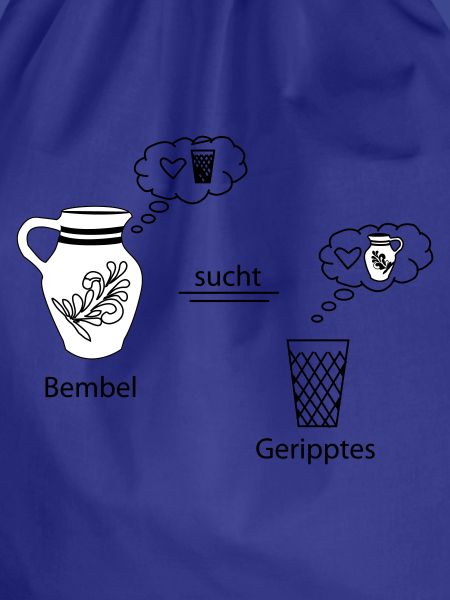 Denkblasen Bembel und Geripptes