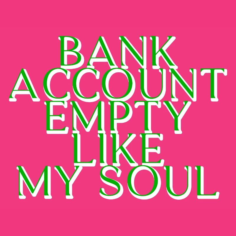Compte bancaire vide comme mon âme 2