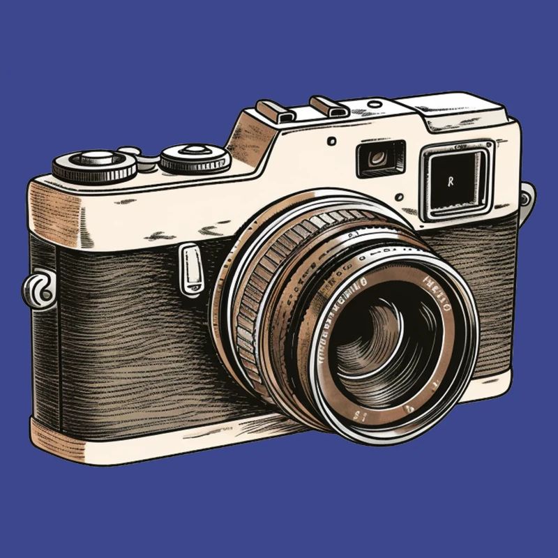 Camera Retro Drawing