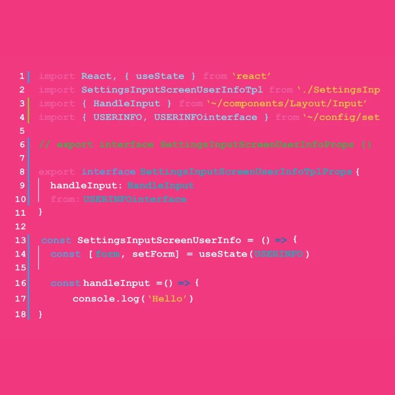 Code des programmeurs dans React