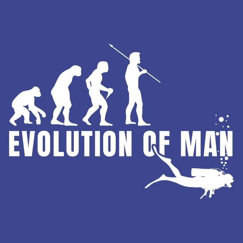 Evolution Graphic Diver Diving Scuba Diver Apnoe S