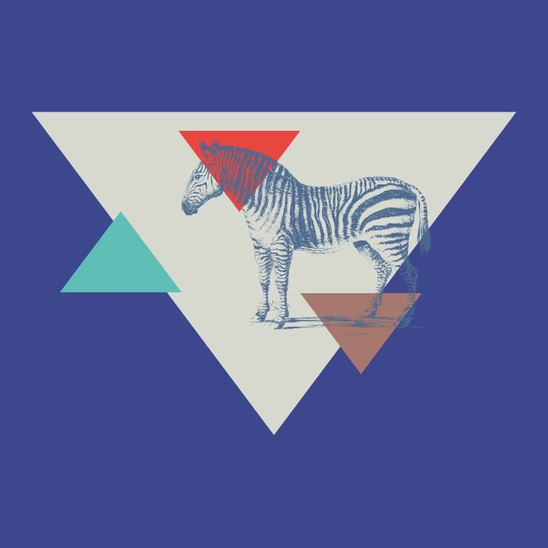 Conception de triangle de zèbre