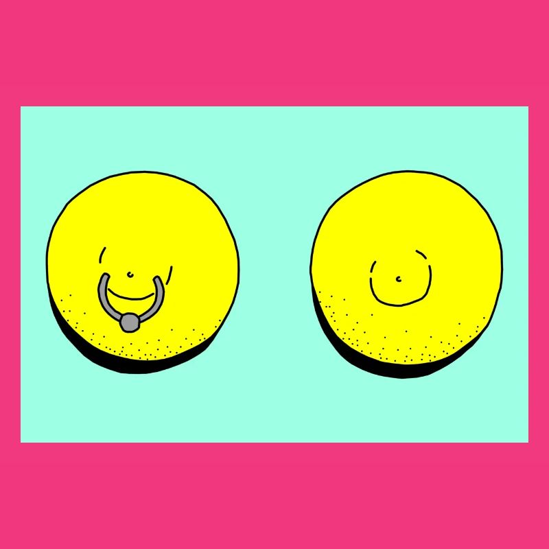 lemon piercing turquoise