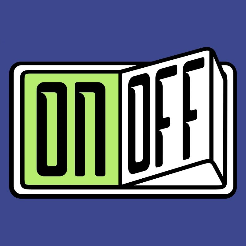 on off switch button button turn off