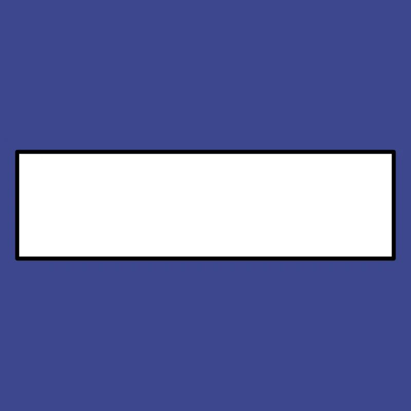 White bar white shield rectangle