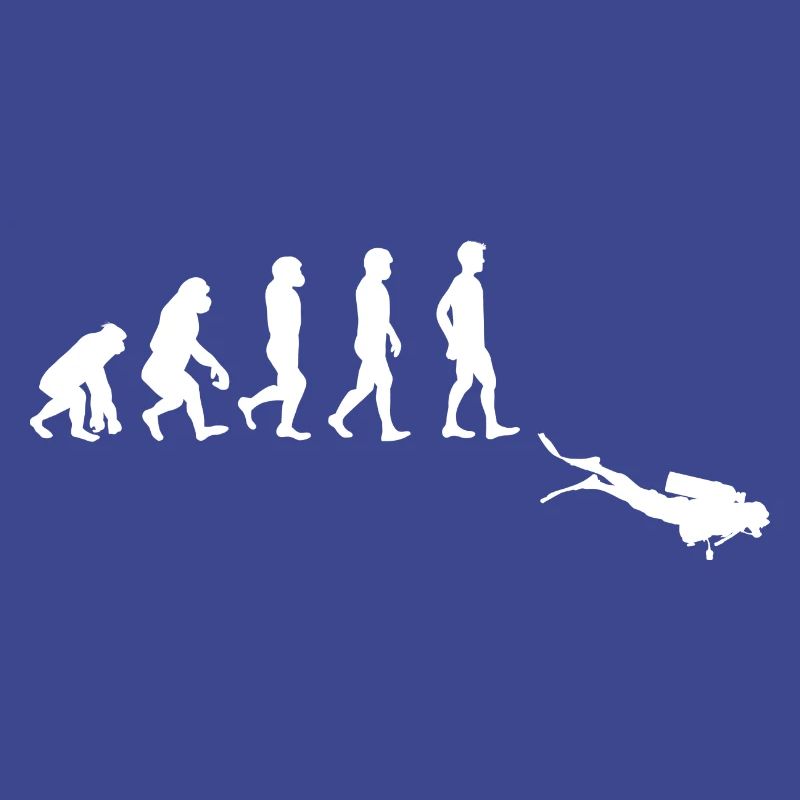 Tauchen Scuba Dive Evolution Entwicklung lustig