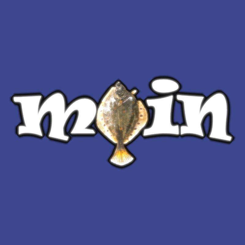 MOIN - SCHOLLE // Lettering with flatfish