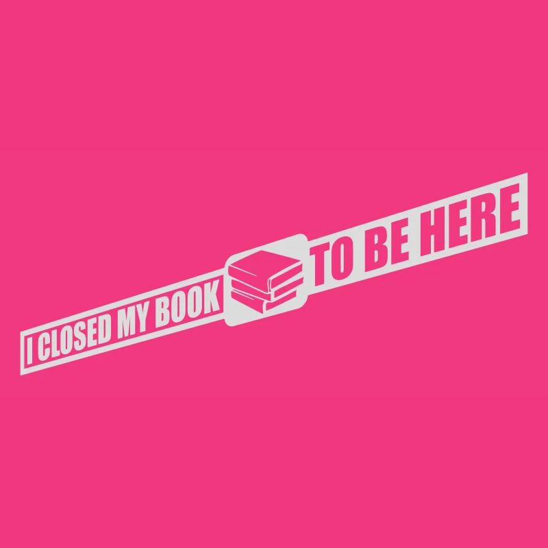 I closed my book