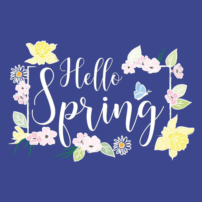 Hello Spring white