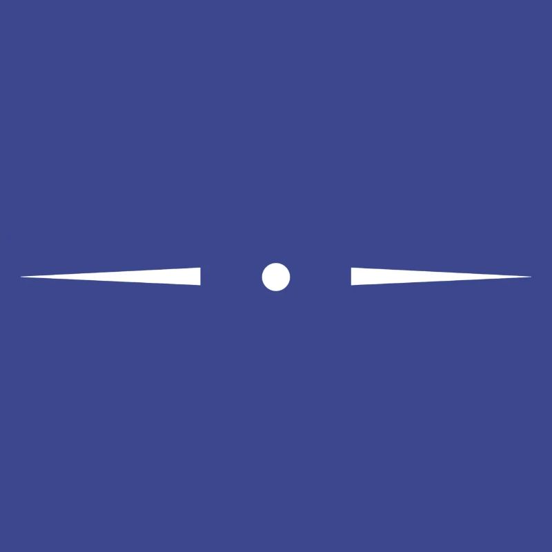 Thin header separator with dot