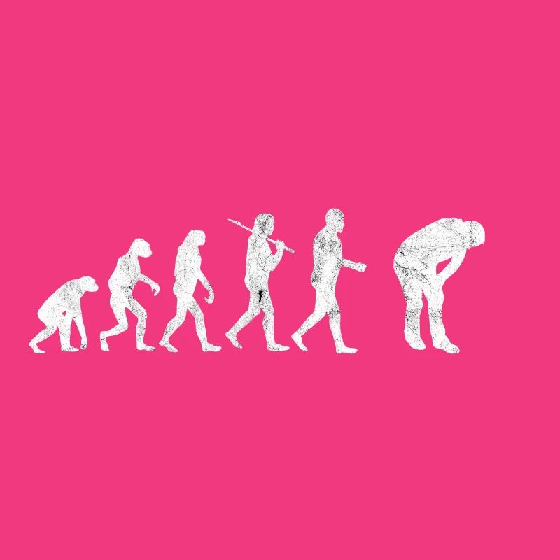Ausser Puste Evolution Lustige Bilder Geschenk