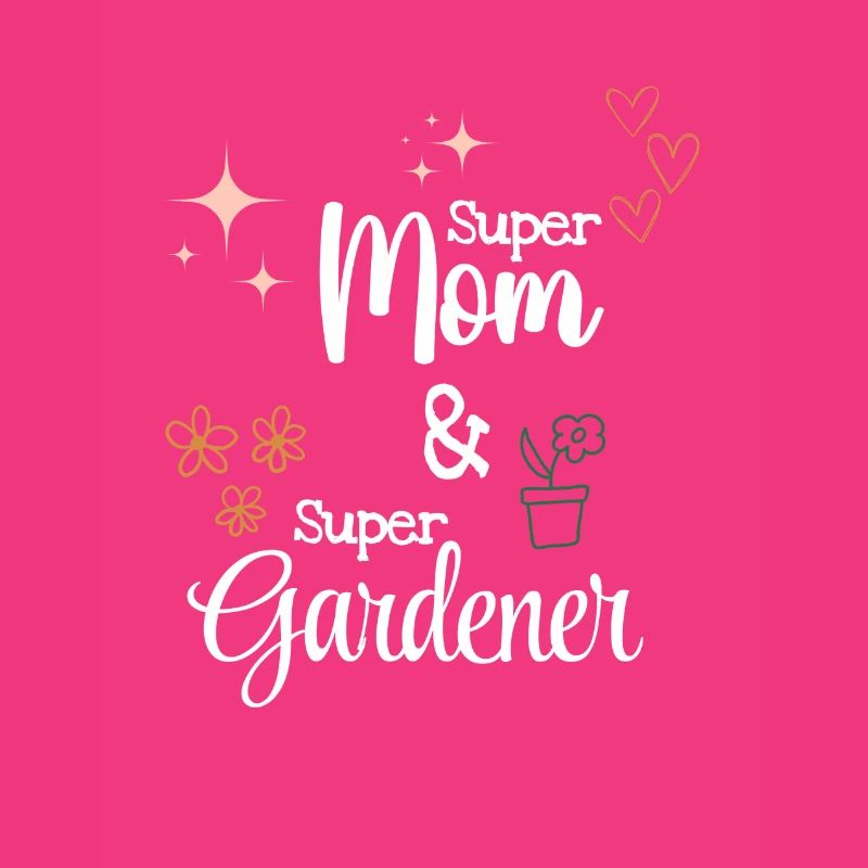 Beste Super Mama Gärtner Mama Muttertag Geschenk