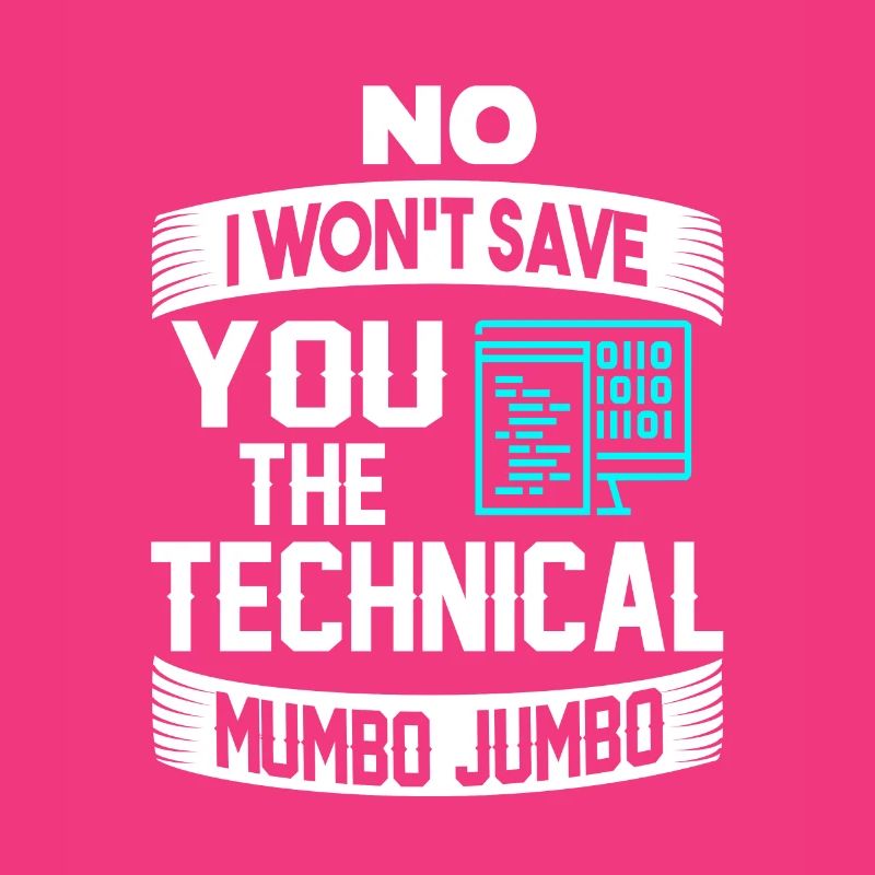 Funny Technical Mumbo Jumbo programmer gift