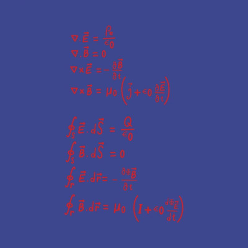 Math formula nerd Maxwell know-it-all