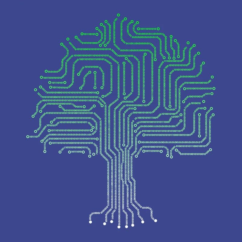 Binary tree computer nerd geek computer scientist