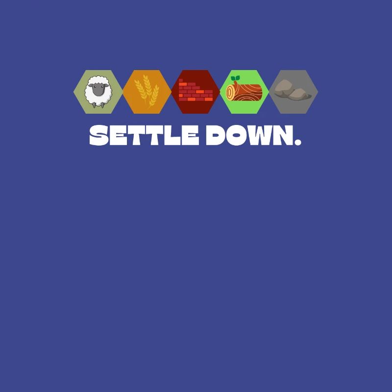 Settle Down Board Game Night Vintage Retro Gaming