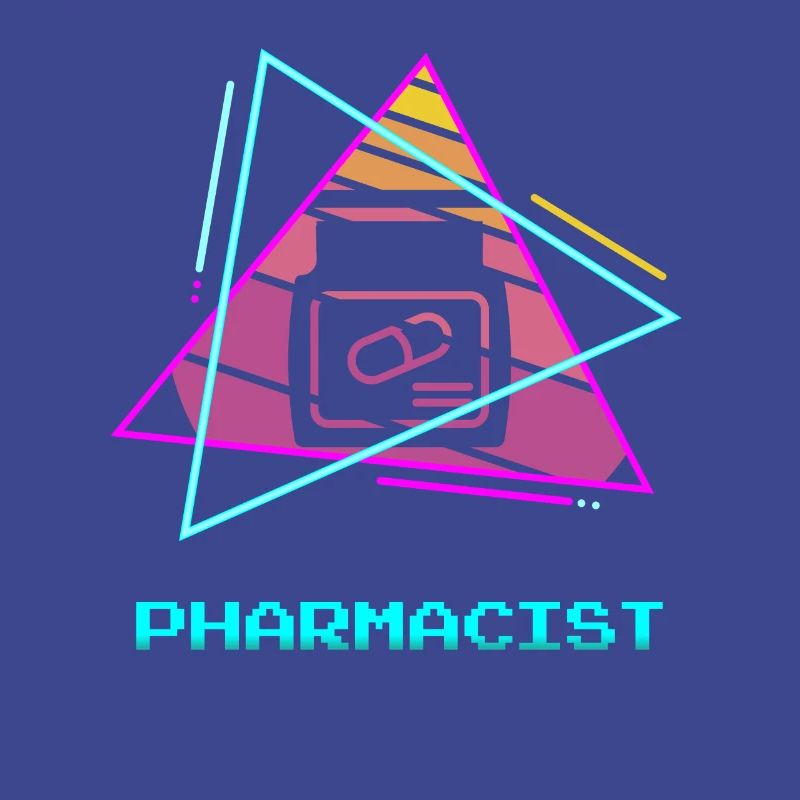 Retro Pharmacist Pharmaceutical Pharmacy