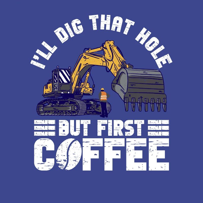 Bagger Baggern Baggerfahrer
