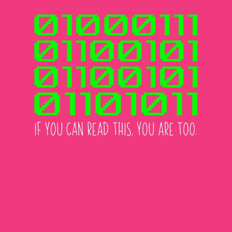 Lustiger Computer Binärcode Programmierer Entwickler