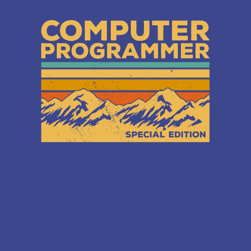 Retro Computerprogrammierer Sonderedition