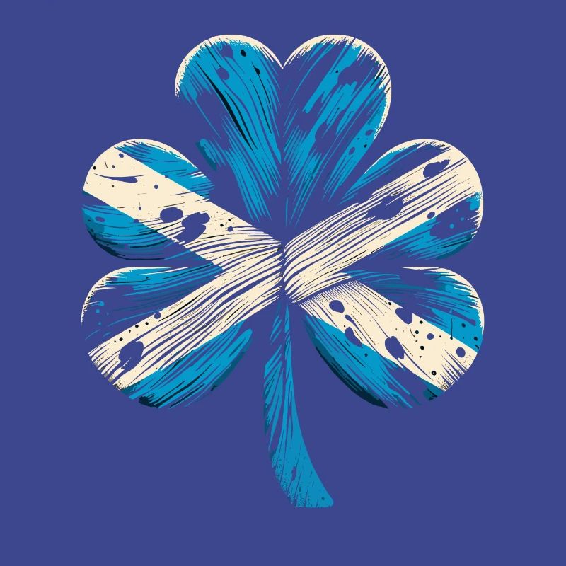 Shamrock Ecosse drapeau Saint Patrick St Patricks