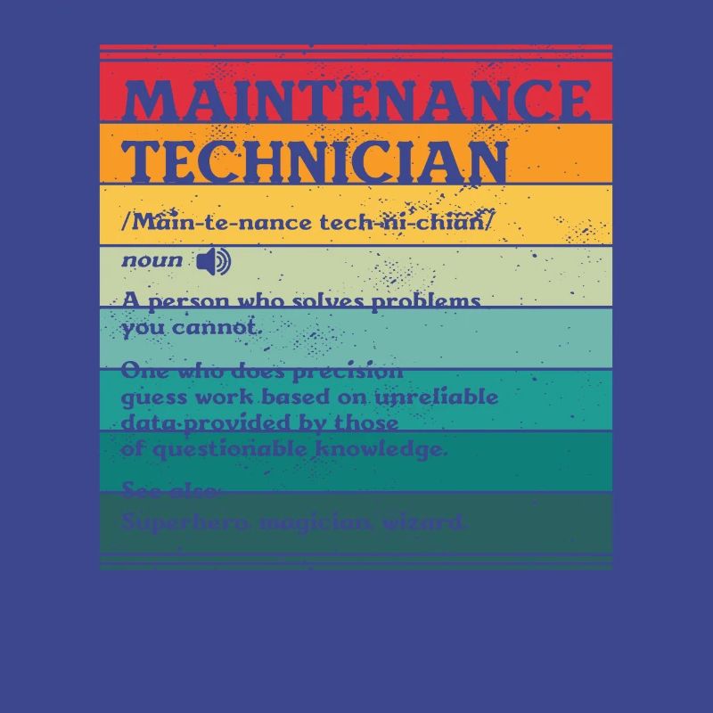 Definition des Wartungstechnikers Technischer Mitarbeiter