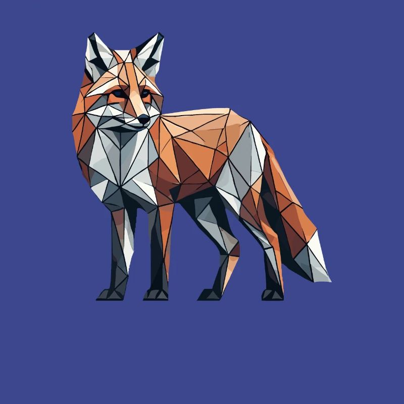 Geometric Art Fox Foxes