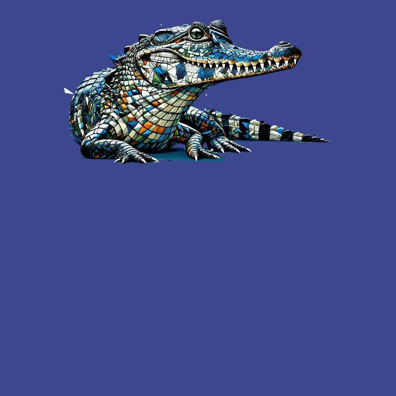 Polygon Art Gharial Gharials